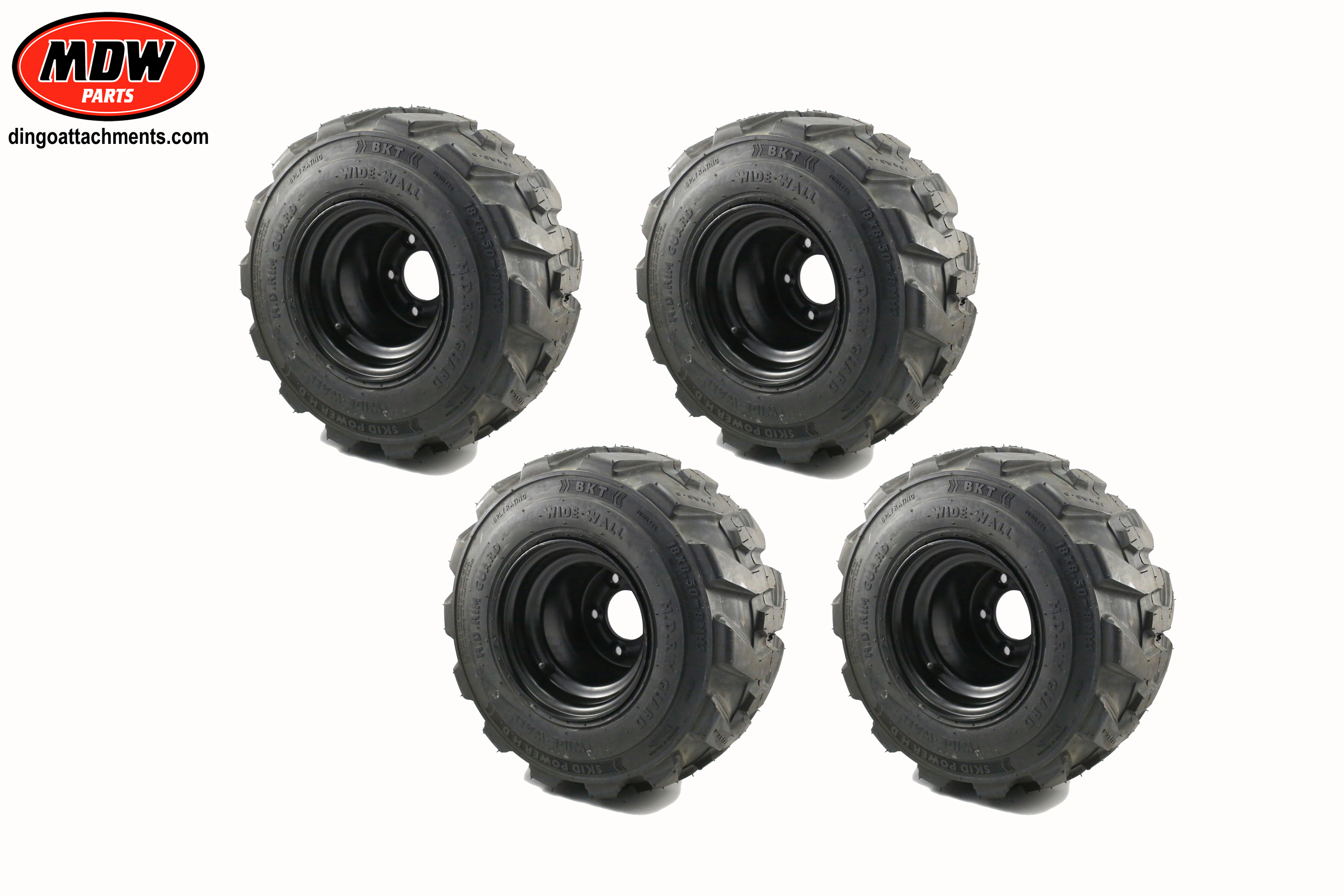 Dingo Mini Loader Tyres & Rims Combo Mini Digger WA